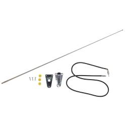 Omix - Omix 17214.01 Chrome Antenna Kit for Jeep CJ & Wrangler - Image 2