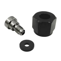 Nitrous Express - Nitrous Express 11713 4AN Bottle Nipple Fitting Kit CO2 Valve - Image 1
