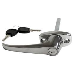 Crown Automotive Jeep Replacement - Crown Automotive J8128461 Chrome Door Handle 76-81 CJ5/CJ7 - Image 1