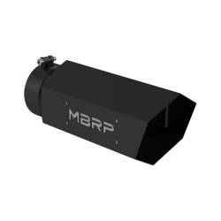 MBRP Exhaust - MBRP Exhaust T5166BLK Black Series Universal 5" Hexagon Shaped Tip - Image 1
