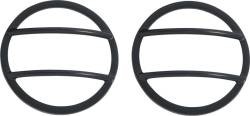Kentrol - Kentrol 50014 Black Fog Light Cover Pair for 07-18 Jeep Wrangler JK - Image 1