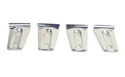 Kentrol - Kentrol 30020 Polished Door Hinge Overlays 4pc for 07-18 Jeep Wrangler JK 2DR - Image 2