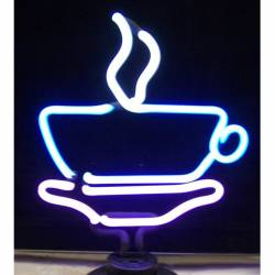 Neonetics - Neonetics 4COFFE Coffee Cup Neon Sculpture - Image 1
