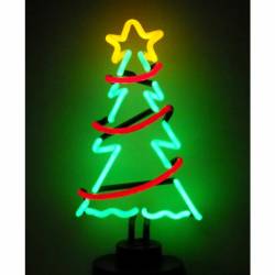 Neonetics - Neonetics 4XMASG Christmas Tree w/Garland Neon Sculpture - Image 1