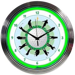 Neonetics - Neonetics Golf Neon Clock 8GOLFR - Image 1