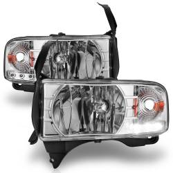 Anzo USA - Anzo USA Crystal 1-Piece Headlight Set Chrome for Ram Trucks 111206 - Image 2