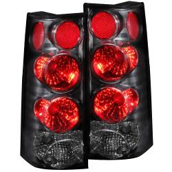 Anzo USA - Anzo USA Black Euro Clear Lens Taillight Set Express/Savana Vans 211090 - Image 1