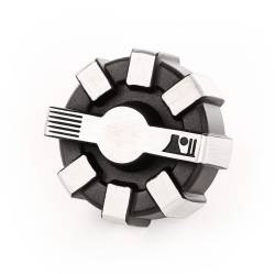 Rugged Ridge - Rugged Ridge 11229.11 Aluminum Brush Elite Fuel Cap 01+ Jeep Wrangler/Gladiator - Image 1