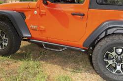 Rugged Ridge - Rugged Ridge 11596.03 Spartan Nerf Bar Textured Black 18-21 Jeep Wrangler JL 2DR - Image 4