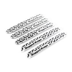 Rugged Ridge - Rugged Ridge 13311.53 Elite Door Handle Inserts Contrast Tread 07-18 Wrangler Un - Image 1