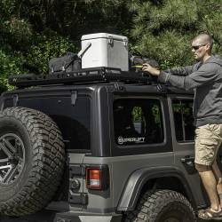 Rugged Ridge - Rugged Ridge 11703.04 Roof Rack w/Basket 18-21 Jeep Wrangler JL 4DR Hardtops - Image 2
