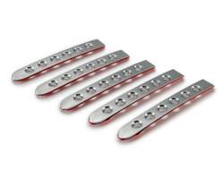 DV8 Offroad - DV8 D-JP-190059-AL-5 Silver Door Handle Inserts for 07-18 Jeep Wrangler JK 4DR - Image 1