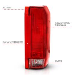 Anzo USA - Anzo USA 311306 Taillight Assembly for 92-97 Bronco/F150 - Image 3