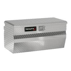 TrailFX - TrailFX 150361 Chest Tool Box 36x19.88x17.13" Polished Aluminum 7.2 Cu Ft - Image 1