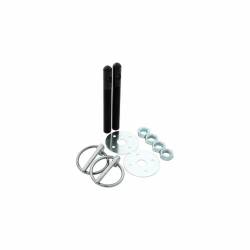 Allstar Performance - Allstar Performance ALL18484 Aluminum Hood Pin Kit Black - Image 1
