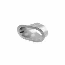 Allstar Performance - Allstar Performance ALL34182 Exhaust Flange Oval Dual Angle Exit - Image 1