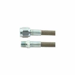 Allstar Performance - Allstar Performance ALL46420-18 18" #4 Braided Line -4 Straight/1/8" NPT - Image 1