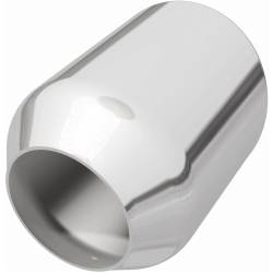 MagnaFlow Exhaust Products - MagnaFlow 35136 Single Polished Exhaust Tip 2.5" Inlet/4" Outlet - Image 2