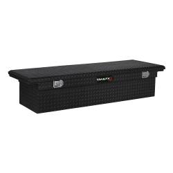 TrailFX - TrailFX 120722 Crossover Low Profile 72" Black Aluminum Tool Box Single Lid - Image 1