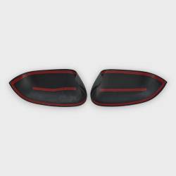 Trim Illusion - Trim Illusion MC6310BLK Front Door Mirror Covers Black for Kia Soul - Image 3
