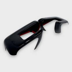 Trim Illusion - Trim Illusion MC6330BLK Front Door Mirror Covers Black for Ford F150/Lightning - Image 2