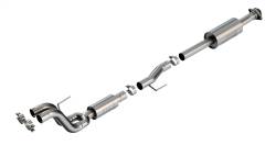 Borla - Borla 60731 Connection Pipes Mid-Pipes w/S-Type Muffler - Image 1