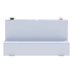 UWS - UWS ST-75-L-W White 75-Gallon L-Shape Steel Transfer Tank - Image 2