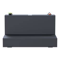 UWS - UWS ST-85-L-MB Matte Black 85-Gallon L-Shape Steel Transfer Tank - Image 2