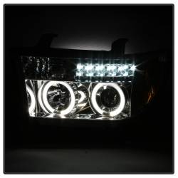 Spyder Auto - Spyder Auto 5012036 LED Halo Projector Headlights Chrome/Clear - Image 6