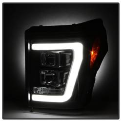 Spyder Auto - Spyder Auto 5084460 Black Light Bar Projector Headlights for 11-16 Super Duty - Image 6