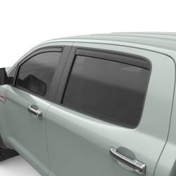 EGR - EGR 575195 Front/Rear In-Channel Window Visors Black for 07-21 Tundra CrewMax - Image 1