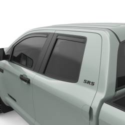 EGR - EGR 575095 Front/Rear In-Channel Window Visors Black for 07-21 Tundra Access - Image 1