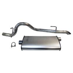 Crown Automotive Jeep Replacement - Crown Automotive 52101052AE Muffler/Tailpipe for 99-01 Jeep Cherokee XJ - Image 1
