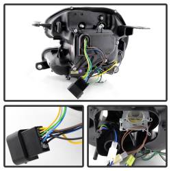 Spyder Auto - Spyder Auto 5080615 Projector Style Headlights Black/Clear - Image 3