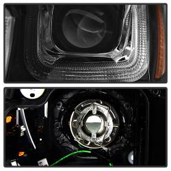 Spyder Auto - Spyder Auto 5080578 DRL Projector Headlights Black/Clear for VW Golf - Image 3