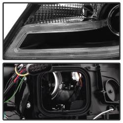 Spyder Auto - Spyder Auto 5081544 Black/Clear DRL Projector Headlights for 09-12 Audi A4/S4 - Image 3