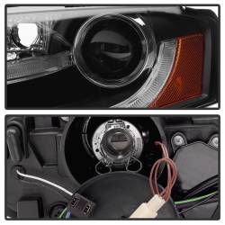 Spyder Auto - Spyder Auto 5081544 Black/Clear DRL Projector Headlights for 09-12 Audi A4/S4 - Image 4