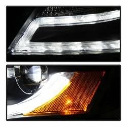 Spyder Auto - Spyder Auto 5081544 Black/Clear DRL Projector Headlights for 09-12 Audi A4/S4 - Image 7