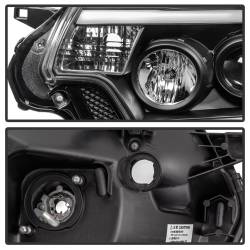 Spyder Auto - Spyder Auto 5081711 Black/Clear Light Bar Headlights for 12-15 Toyota Tacoma - Image 3