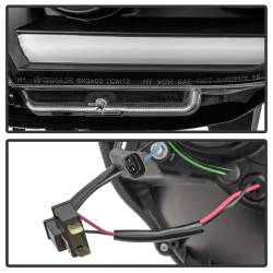 Spyder Auto - Spyder Auto 5081711 Black/Clear Light Bar Headlights for 12-15 Toyota Tacoma - Image 5