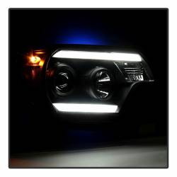 Spyder Auto - Spyder Auto 5081711 Black/Clear Light Bar Headlights for 12-15 Toyota Tacoma - Image 7