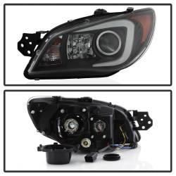 Spyder Auto - Spyder Auto 5083913 Light Bar Headlights Black/Clear for 06-07 WRX - Image 3