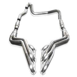 Stainless Works - Stainless Works CT8898HCATY Chevy/GMC Truck 1988-98 Headers Catted Leads - Image 1