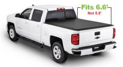 Tonno Pro - TonnoPro LR-1045 Lo-Roll Vinyl Roll-Up Tonneau Bed Cover Silverado/Sierra 6.6' - Image 4