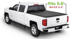 Tonno Pro - TonnoPro LR-1050 Lo-Roll Vinyl Roll-Up Tonneau Bed Cover Silverado/Sierra 8' - Image 2