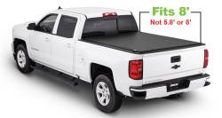 Tonno Pro - TonnoPro LR-1080 Lo-Roll Vinyl Roll-Up Tonneau Bed Cover for Silverado/Sierra 8' - Image 4