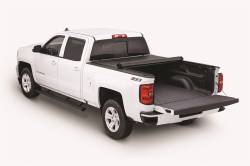 Tonno Pro - TonnoPro LR-1005 Lo-Roll Vinyl Roll-Up Tonneau Bed Cover Silverado/Sierra 6.6' - Image 3