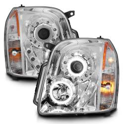 Anzo USA - Anzo USA 111147 Chrome Projector Headlight Set w/CCFL Halo GMC Yukon/XL - Image 2
