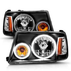 Anzo USA - Anzo USA Crystal 1-Piece Headlight Set w/CCFL Halo Black Ford Ranger 111152 - Image 2