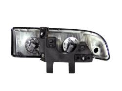 Anzo USA - Anzo USA Black Crystal Headlight Set S-10 Pickup/Blazer S-Series 111156 - Image 2